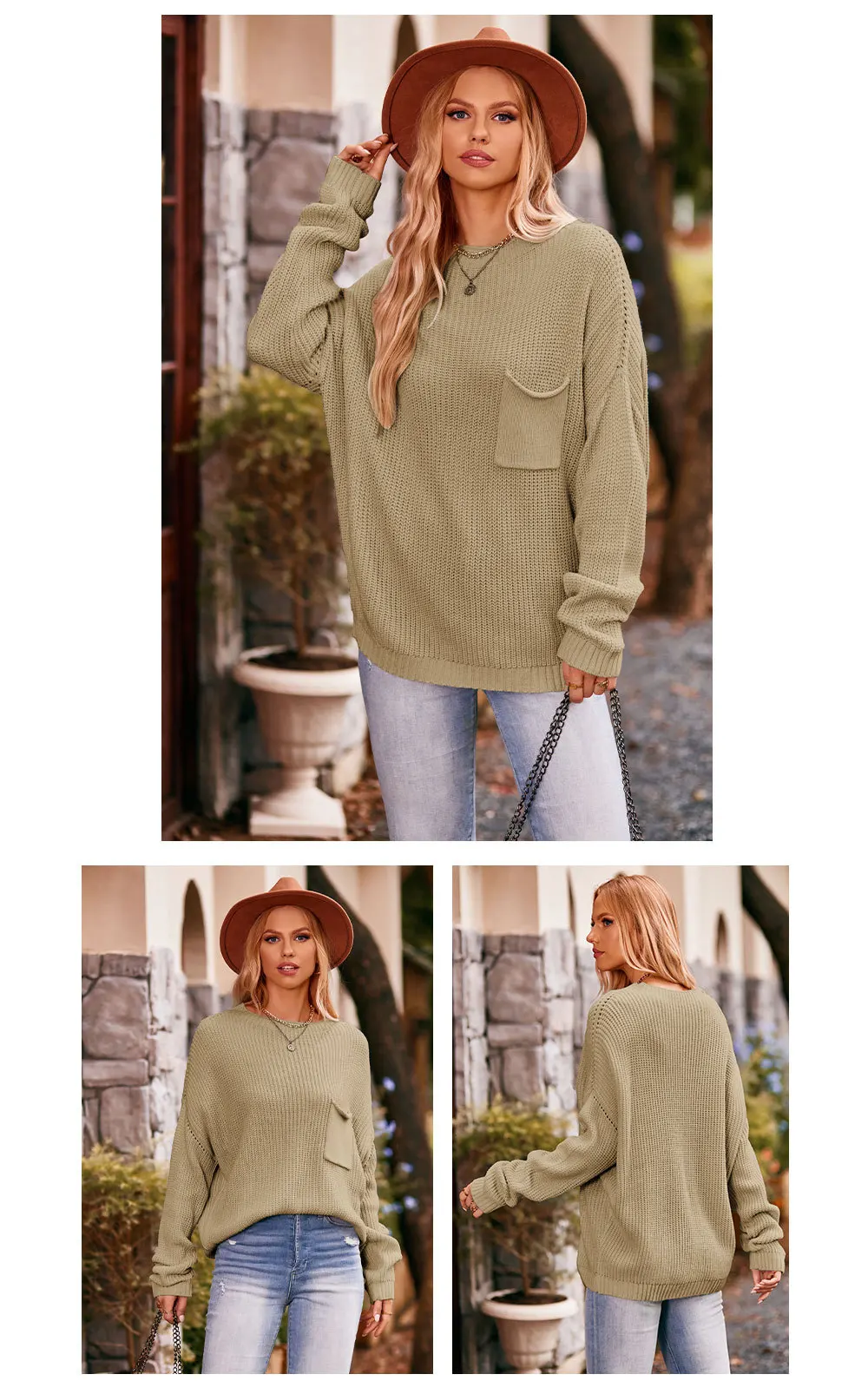 Stay Cozy And Chic With Our Winter Autumn Turtleneck Sweater - Featuring A Stylish Pocket Decoration And Solid Color Design! 20 Kf S07336Ba876D14293B43413160C987E19L
