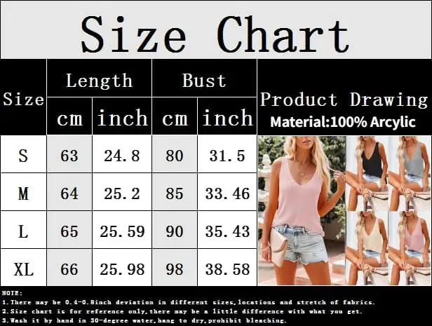 Get Ready For Summer 2024 With Our Sexy V-Neck Knitted Tank Top For Women - Loose And Stylish! 11 Kf S3813E687619E46Fa999Aaeaa71A34C24L