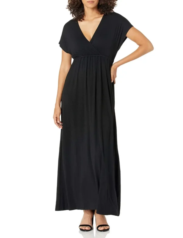 Effortlessly Chic: V-Neck Women'S Oversized Dress For A Minimalist, Slimming Look - Image 4