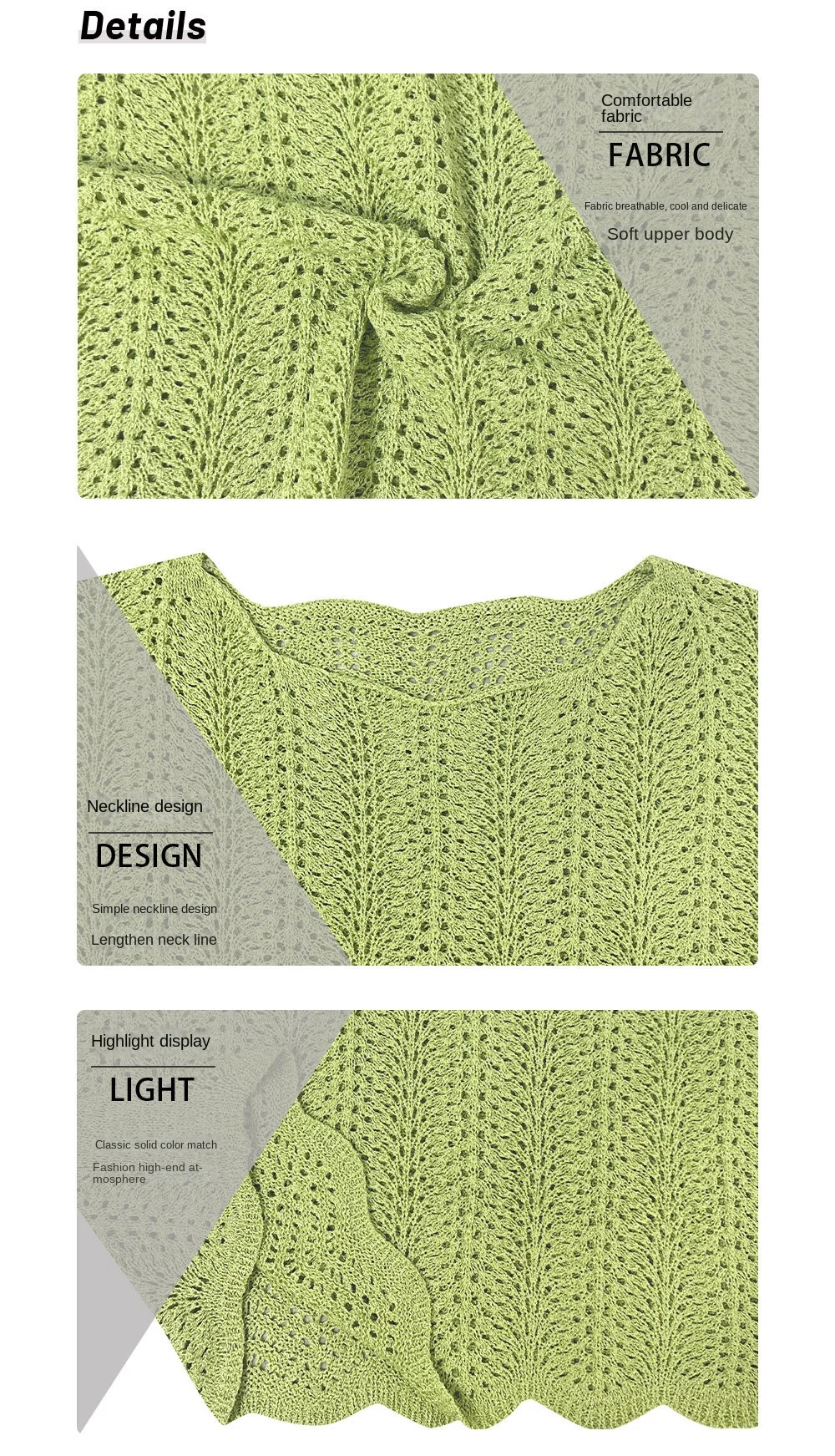 2024 Summer New Round Neck Mesh Knit Tshirt For Casual Women - Hollow Out &Amp; Large Size 14 Kf S8Bed1528C3124308A2710A296A2Bbbe5J