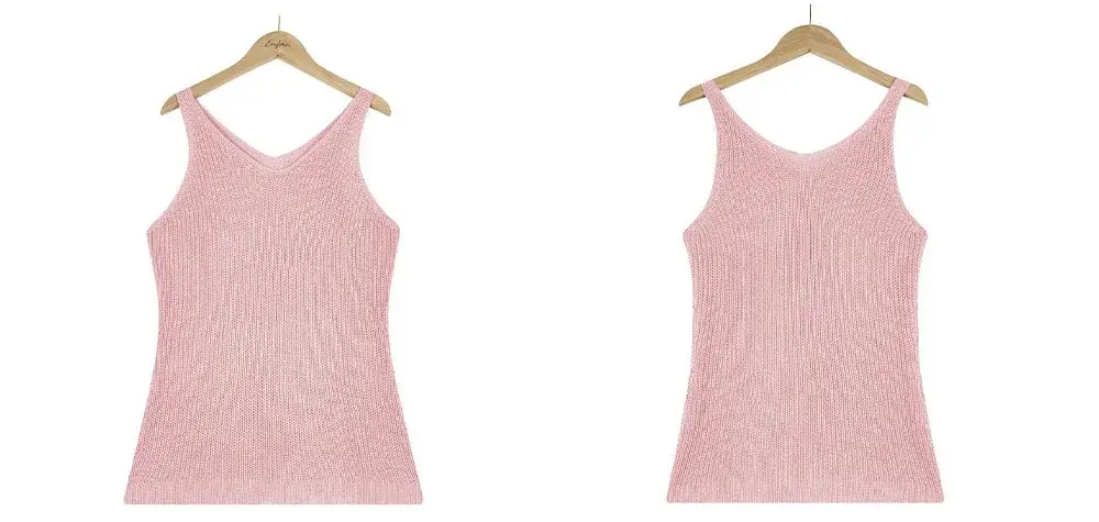 Get Ready For Summer 2024 With Our Sexy V-Neck Knitted Tank Top For Women - Loose And Stylish! 16 Kf S9547841A684543Eaad3B5D33D983C9F8E