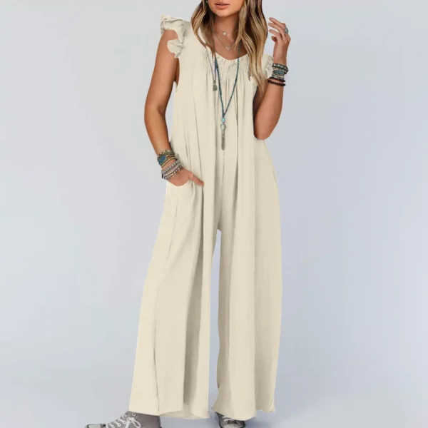 Spring/Summer Fashion: Discover The Versatility Of Our Women'S Clothing Jumpsuit With Pocket And Wide Leg Design - Image 5