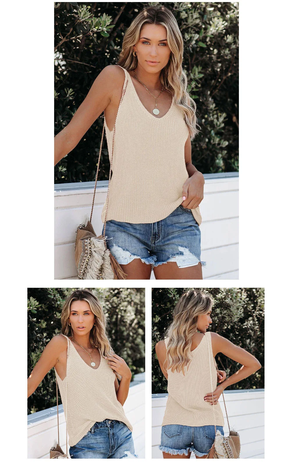 Get Ready For Summer 2024 With Our Sexy V-Neck Knitted Tank Top For Women - Loose And Stylish! 26 Kf Sd4812E6Be3574Fdeb2D5457A09A0Fa59G