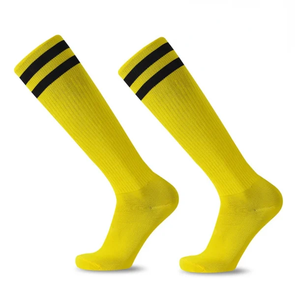 Premium Wholesale Football Socks For Adults And Kids - Non-Slip, Long Tube, Striped Design - Image 6
