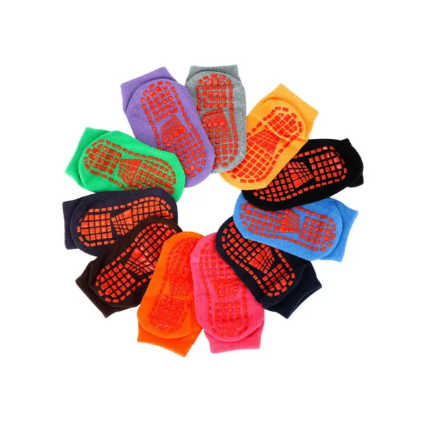 Stay Cool And Safe With Our Summer Breathable Floor Anti-Slip Socks For Children'S Playgrounds And Yoga Sports - Adhesive Design From Top Manufacturer - Image 2