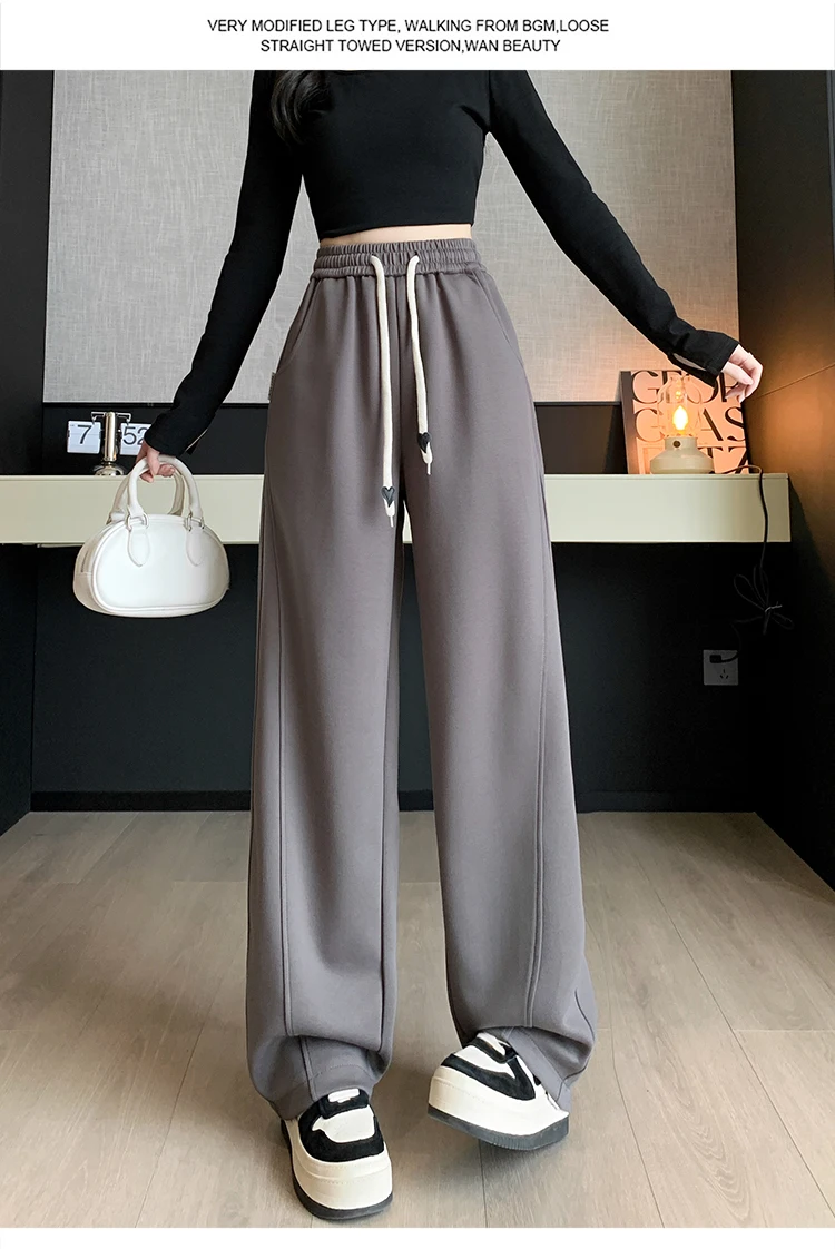 Upgrade Your Wardrobe With The Trendy Spring Summer Drawstring Wide Leg Pants - Available In High Waist And Large Sizes For Ultimate Comfort And Style! 34 Kf S2A265205B49F4B44A8Cd8040673D1F50Z