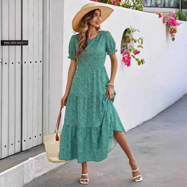 Get Ready For 2024 Spring Summer Fashion With Our Trendy Leopard Print Women'S Dress! - Image 5