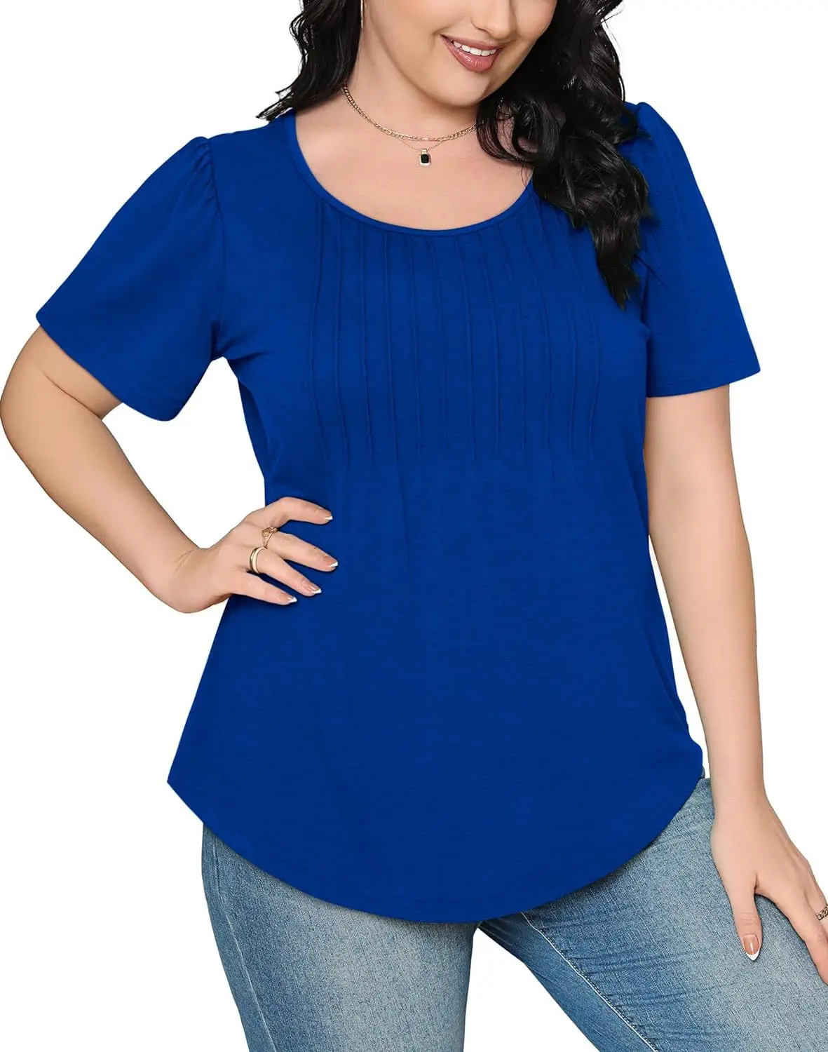 2024 Explosions: The Ultimate Pleated T-Shirt Blouse For Women'S Clothing 20 Kf S4753B36590884772A06C326C012E0E00A