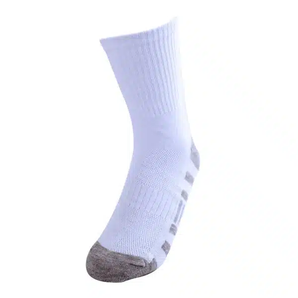 Upgrade Your Game With 3 Pairs Of Plus Size Men'S Basketball Socks In Black And White - Image 4