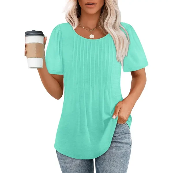 2024 Explosions: The Ultimate Pleated T-Shirt Blouse For Women'S Clothing - Image 4