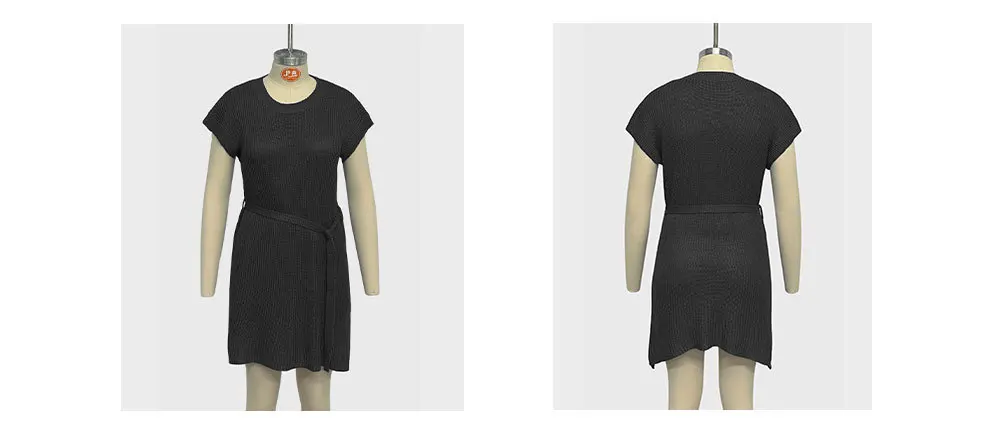 2024 Spring &Amp; Summer Plus-Size Fashion: Discover The Latest Slit Midi Knitting Dresses For Women 23 Kf S5C88804C400F4F59819B2E5D6Dbc0E08W