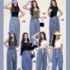 Kf S5Edc69Aef8574Bb49394D36Be1295Ec5Y Tencel Denim Cooler Pants For Summer Straight Legged And Versatile Narrow Wide Leg Cold Feeling Pants