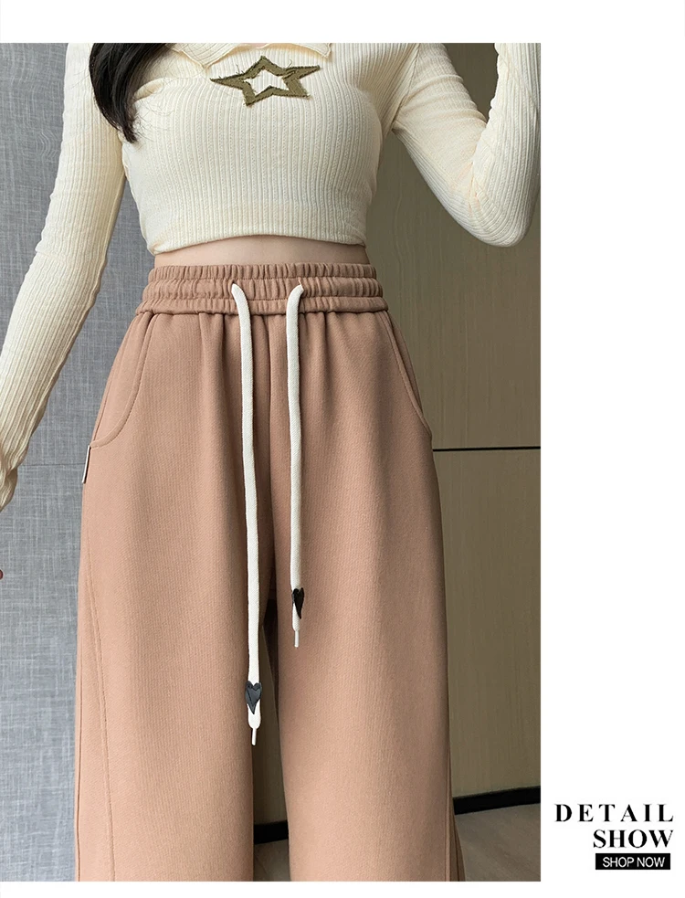 Upgrade Your Wardrobe With The Trendy Spring Summer Drawstring Wide Leg Pants - Available In High Waist And Large Sizes For Ultimate Comfort And Style! 26 Kf S618362B78Ea345588E68832F797A14C32 3