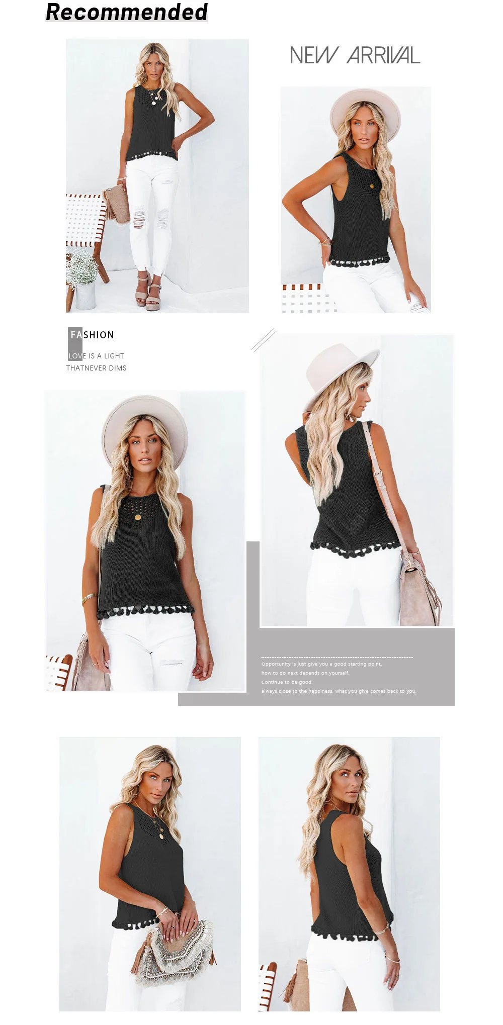 2024 Summer Fashion: Handmade Tassel Women'S Tank Top With Hollow Out Knitwear And Round Neck ! 19 Kf S6326Ea2920Ee4Dac80557De084E7A65Eu