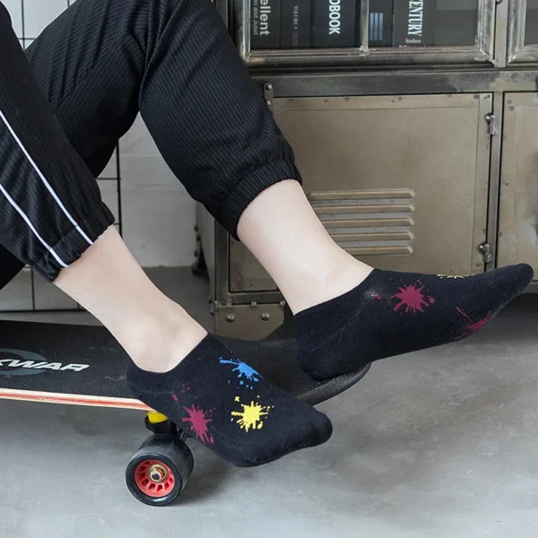 Stay Stylish And Slip-Free With Our Fashionable Women'S Invisible Short Socks - Perfect For Summer! - Image 3