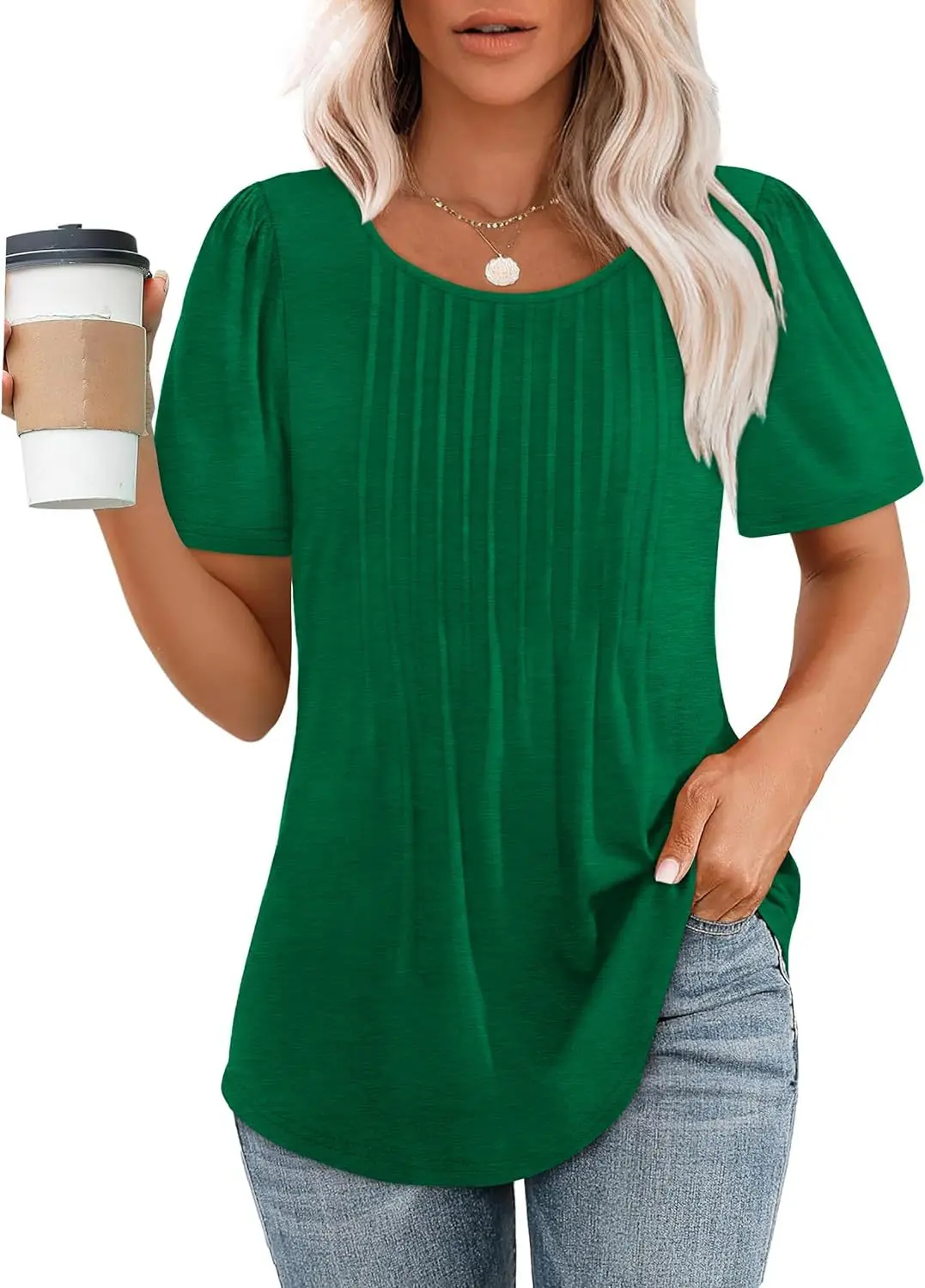 2024 Explosions: The Ultimate Pleated T-Shirt Blouse For Women'S Clothing 32 Kf S676C65Dff2F548A5B323195Ac8090341F