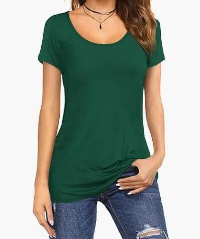 Stay Cool And Stylish This Summer With Our Women'S Slim Fit Tshirts Top - Perfect For Any Occasion! 19 Kf S692E2954Cec44Ec5886D79Be47376Dc7E
