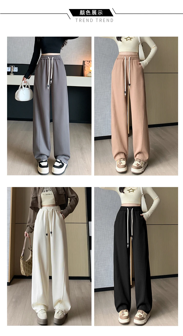 Upgrade Your Wardrobe With The Trendy Spring Summer Drawstring Wide Leg Pants - Available In High Waist And Large Sizes For Ultimate Comfort And Style! 23 Kf S6Ef381470D314Ffa852A62D8Dd21Cb79U 3