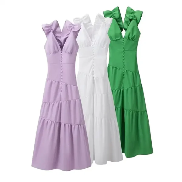 Discover The Hottest 2024 Summer Fashion With Our Women'S Flower Dress - Available In Plus Sizes! - Image 5