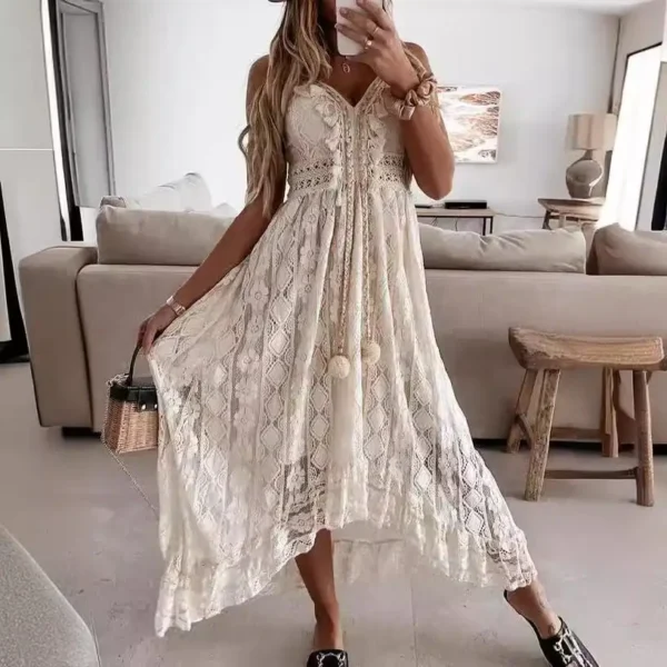 Get Ready To Turn Heads With Our Sexy Lace Suspenders For Long Women'S Dresses - Available In Solid Colors! - Image 5