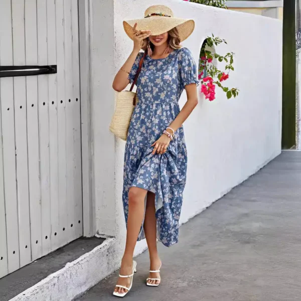 Get Ready For 2024 Spring Summer Fashion With Our Trendy Leopard Print Women'S Dress! - Image 2