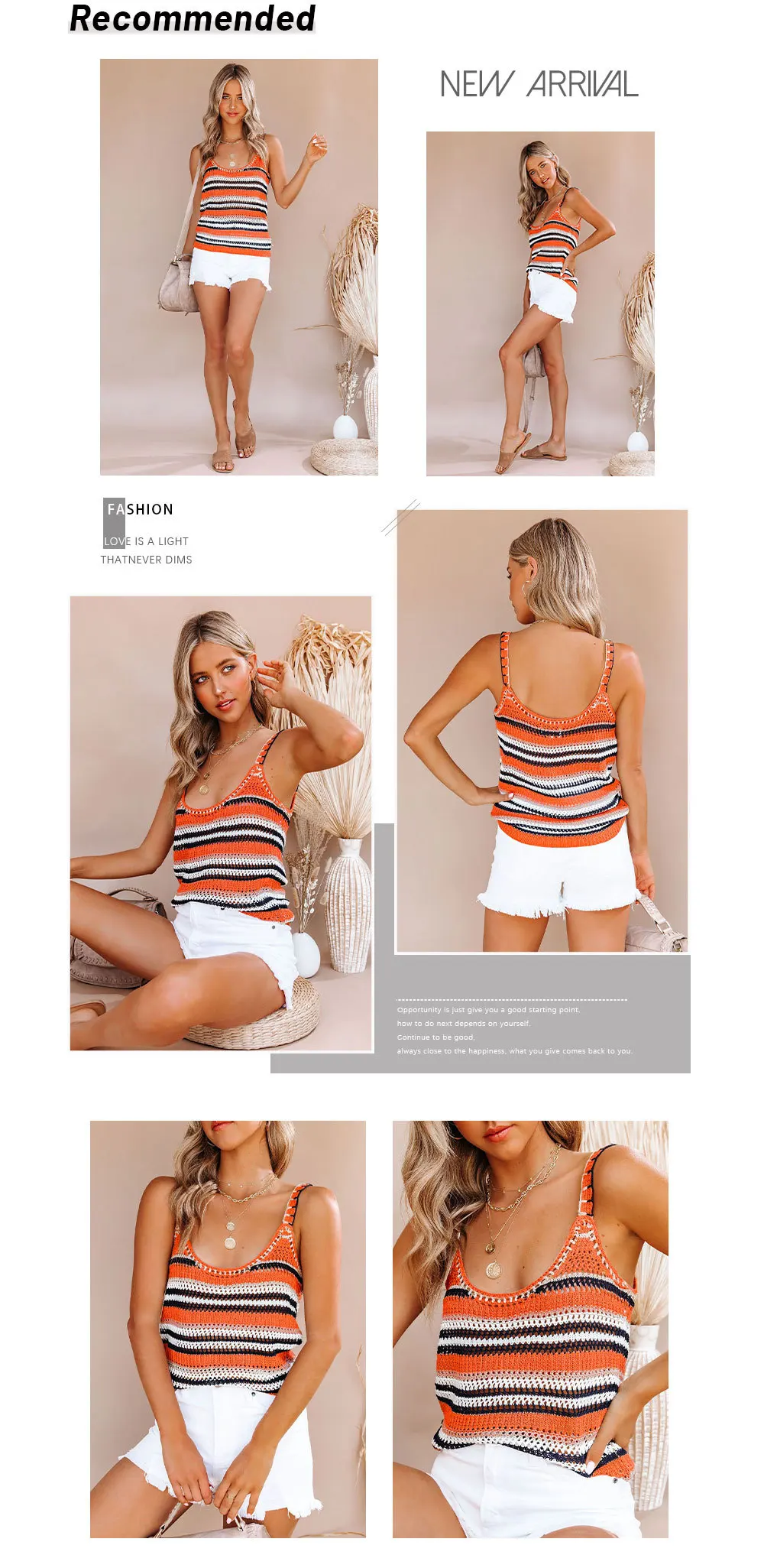 Stay Cool And Stylish With Our 2024 Summer Women'S V-Neck Stripe Knitted Tank Top - Made With Ice Silk For A Loose And Comfortable Fit! 26 Kf S7Adf8503Afc34D95870Bb09Eb35Aa1Caa