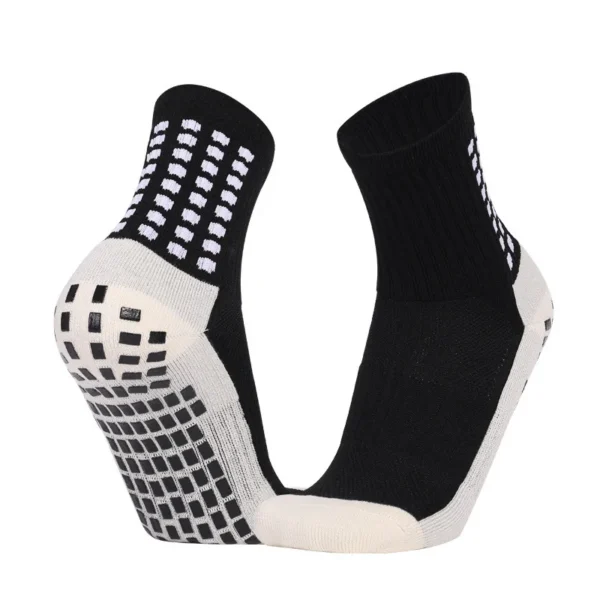 Upgrade Your Game With Anti-Slip Men'S Mid Length Training Socks - Professional Quality With Thickened Towel Bottom And Short Cuff Design - Image 5