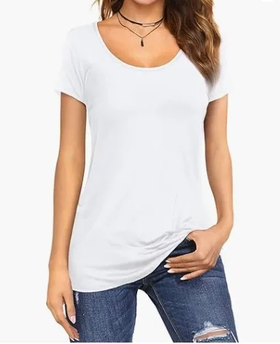 Stay Cool And Stylish This Summer With Our Women'S Slim Fit Tshirts Top - Perfect For Any Occasion! 13 Kf Sa127D334086442Ceadb12Cc0D70A28D7S