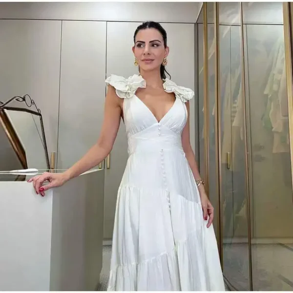 Discover The Hottest 2024 Summer Fashion With Our Women'S Flower Dress - Available In Plus Sizes! - Image 4