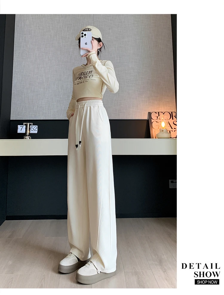Upgrade Your Wardrobe With The Trendy Spring Summer Drawstring Wide Leg Pants - Available In High Waist And Large Sizes For Ultimate Comfort And Style! 48 Kf Sbe0Db540F4054C20B5F929Ef708116E3W