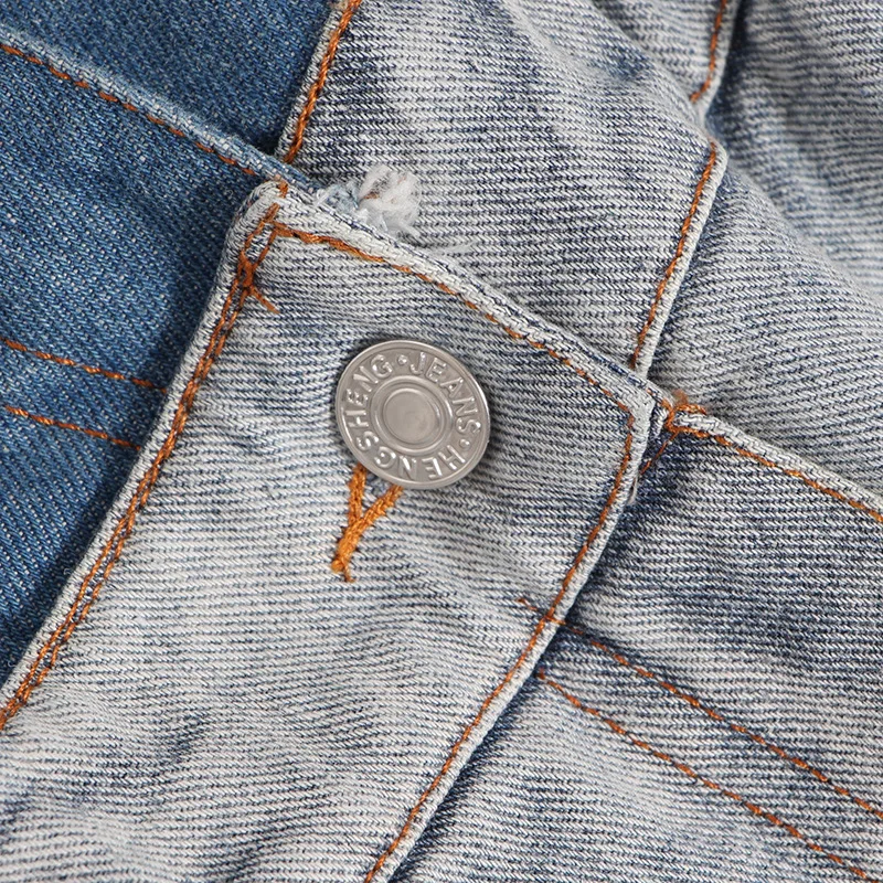 Spring Fashion: Elevate Your Style with High Waist Contrasting Jeans for Women 11 undefined