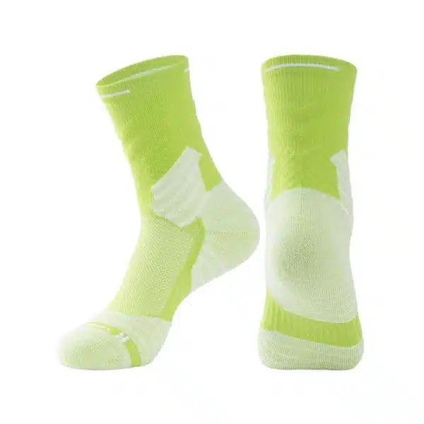 Elite Men'S High Top Running Socks - Thickened Towel Bottom, Mid-Length Basketball Sports Socks For Professionals - Image 6