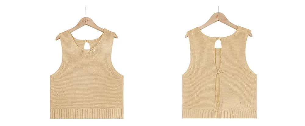 2024 Summer Women'S Fashion: Versatile Solid Color Camisoles Knit Tank Top - Must-Have For Every Wardrobe 16 Kf Sca7Ee43C2C8545Cf8Cb4Cc4676994728T
