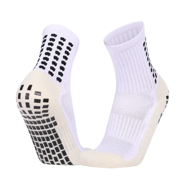 Upgrade Your Game With Anti-Slip Men'S Mid Length Training Socks - Professional Quality With Thickened Towel Bottom And Short Cuff Design - Image 4