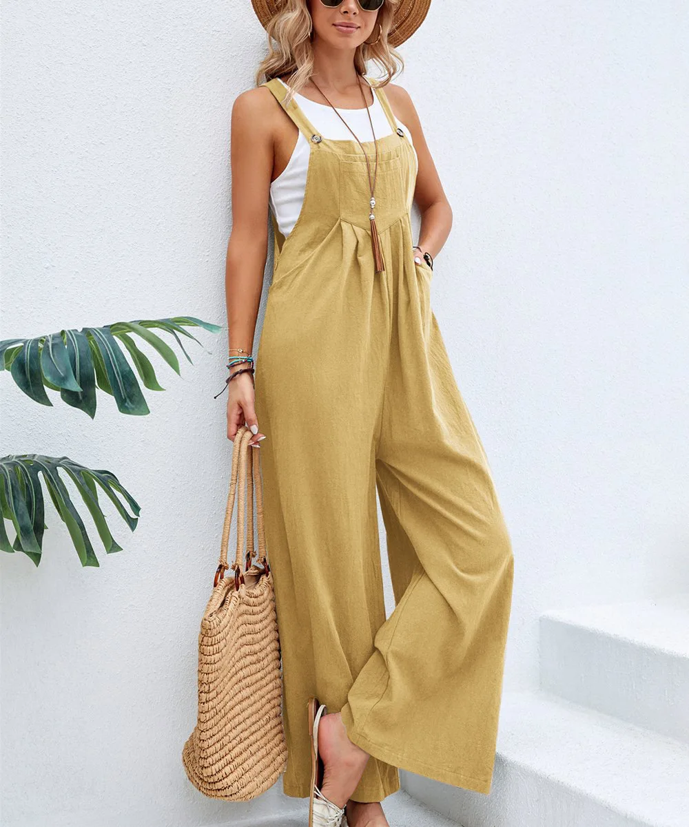 2024 Casual Pants Jumpsuit Women:solid Color Style For Fashionable Ladies 23 Kf Scf2Ed0018Ba347Ab82986252E576A633M