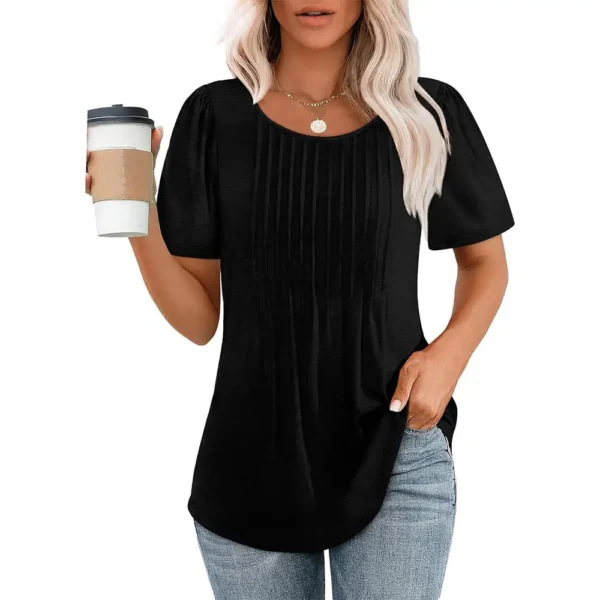 2024 Explosions: The Ultimate Pleated T-Shirt Blouse For Women'S Clothing - Image 6