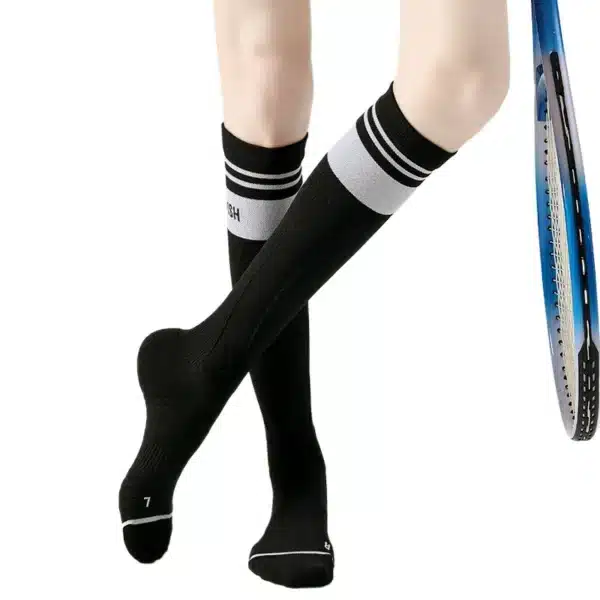 Stay Cool And Compressed: Women'S Lightweight High Compression Athletic Socks - Image 2