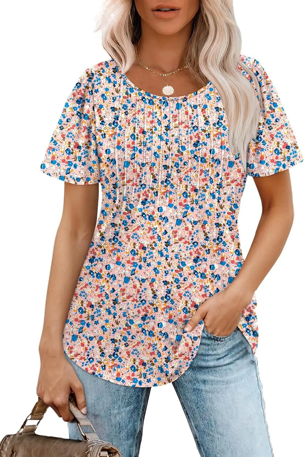 2024 Explosions: The Ultimate Pleated T-Shirt Blouse For Women'S Clothing 43 Kf Sf47367D0161449C2Aa58C172Dabe71A2A