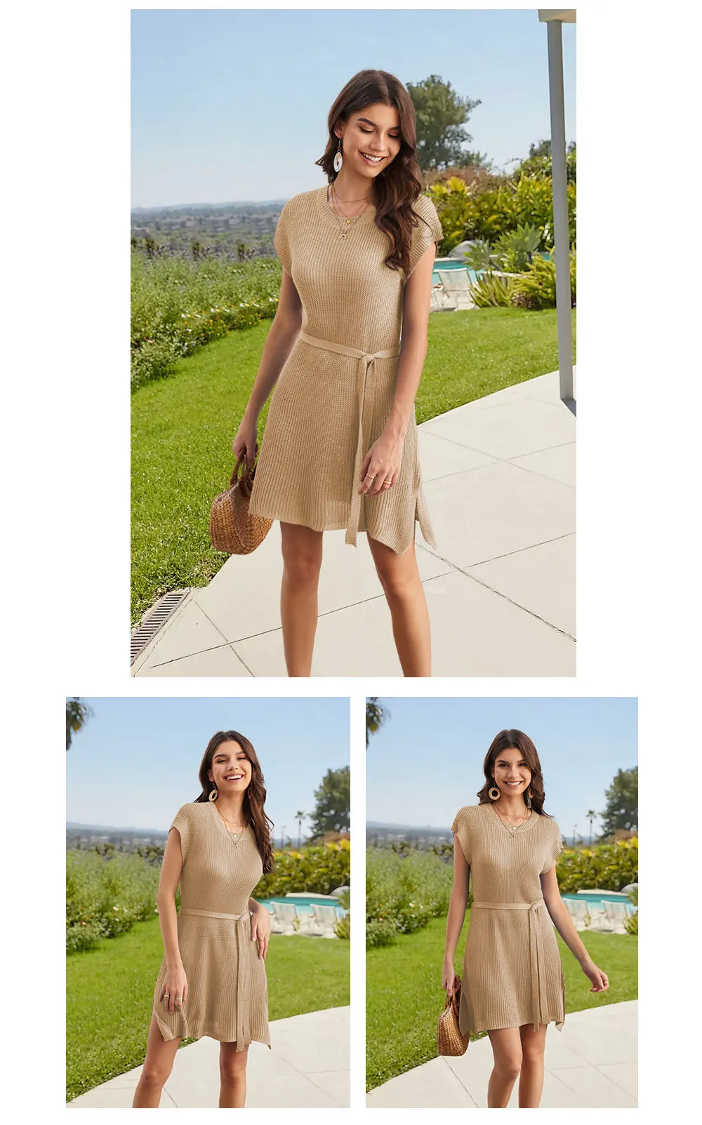 2024 Spring &Amp; Summer Plus-Size Fashion: Discover The Latest Slit Midi Knitting Dresses For Women 18 Kf Sf7216D0588574B0E8352B2A124B21745L