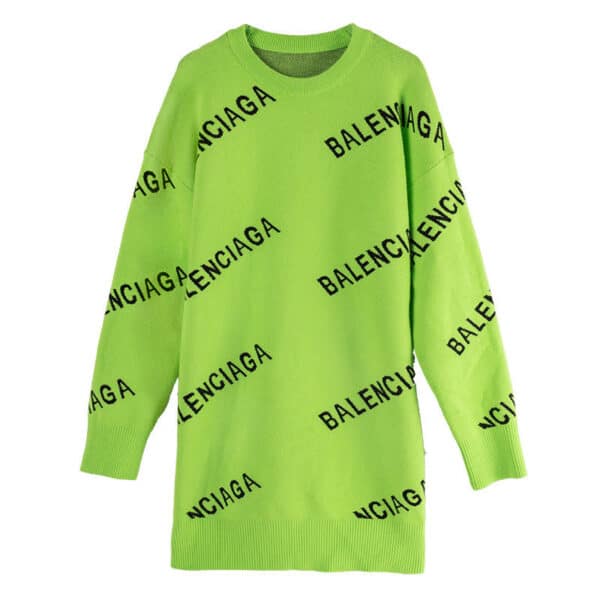 Avocado Green Sweater Women'S Clothing Retro Hong Kong Flavor Foreign Style Fashion Loose Large Version European Lazy Wind Wear Large Size Tide - Image 7