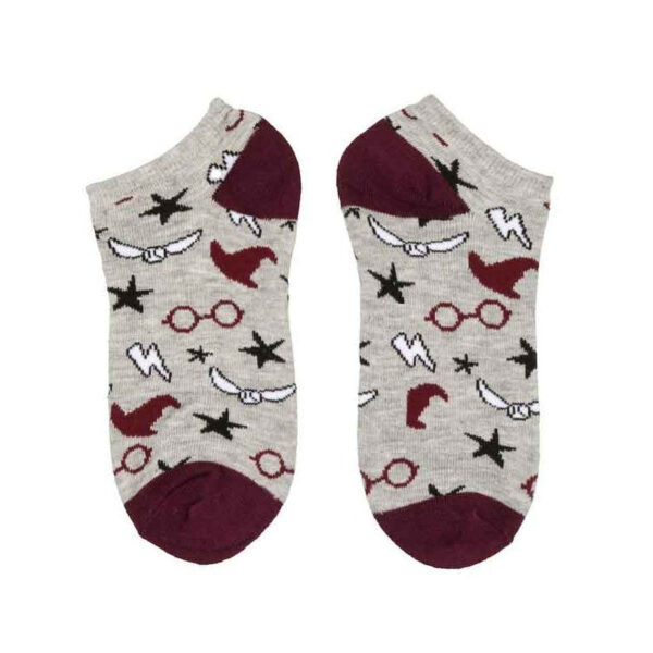 Short Socks Men'S Trendy Socks Four Seasons Harry Potter Socks Cartoon Cotton Socks Medium Boat Socks-5Prs - Image 11