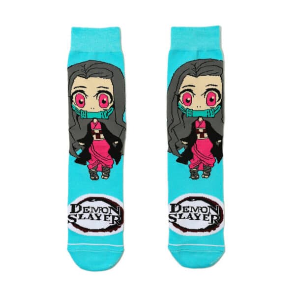 Men'S Cartoon Medium Tube Women'S Cotton Comic Socks, Stockings, Anime Trend Men'S Ghost'S Blade Socks-5Prs - Image 11
