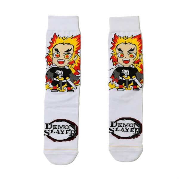 Men'S Cartoon Medium Tube Women'S Cotton Comic Socks, Stockings, Anime Trend Men'S Ghost'S Blade Socks-5Prs - Image 9