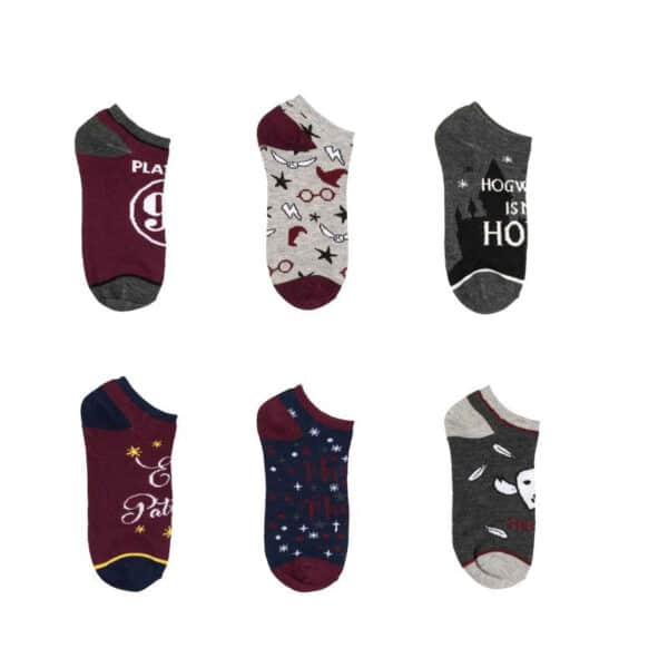 Short Socks Men'S Trendy Socks Four Seasons Harry Potter Socks Cartoon Cotton Socks Medium Boat Socks-5Prs - Image 3