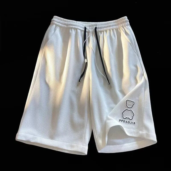 Men'S Loose Wide-Leg Waffle Basketball Shorts - Summer Trendy Brand