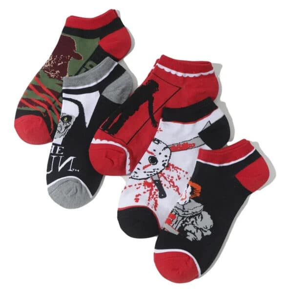 Cotton Anime Cartoon Boat Socks Spring And Summer Short Tube Comic Men'S And Women'S Socks Black Friday Socks-5Prs - Image 2