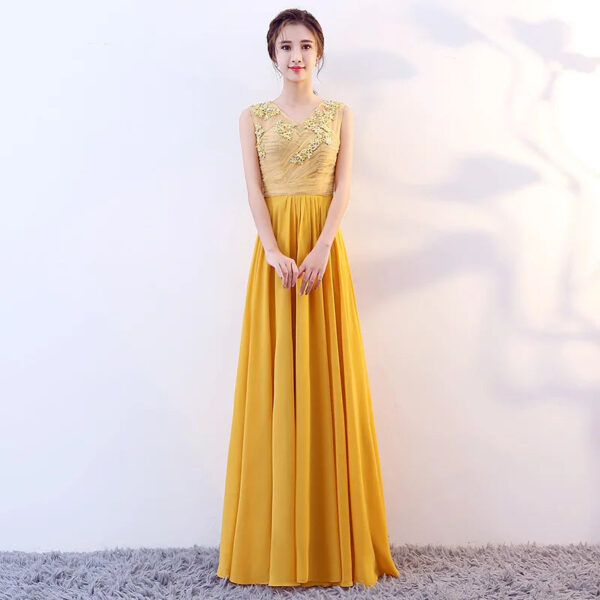 Evening Dress Women'S New Long Temperament Banquet Slim And Elegant Annual Meeting Host Royal Blue Dress Summer - Image 8