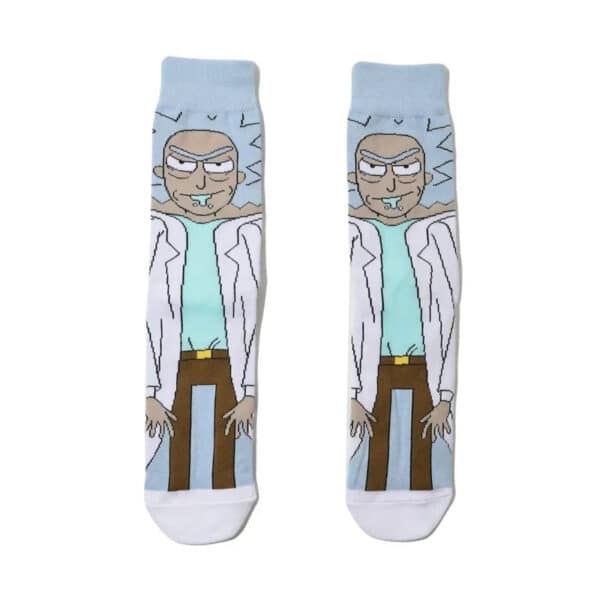 Men'S Socks Cotton Cartoon Monster College Socks Anime Personality Trend Tube Socks Comic Stockings Women'S Socks-5Prs - Image 8