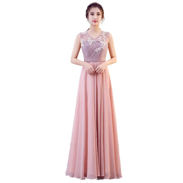 Evening Dress Women'S New Long Temperament Banquet Slim And Elegant Annual Meeting Host Royal Blue Dress Summer - Image 7
