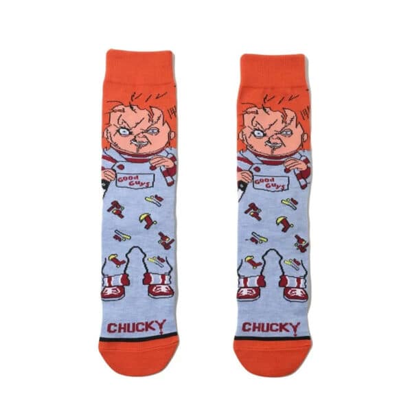 Men'S Socks Cotton Cartoon Monster College Socks Anime Personality Trend Tube Socks Comic Stockings Women'S Socks-5Prs - Image 10